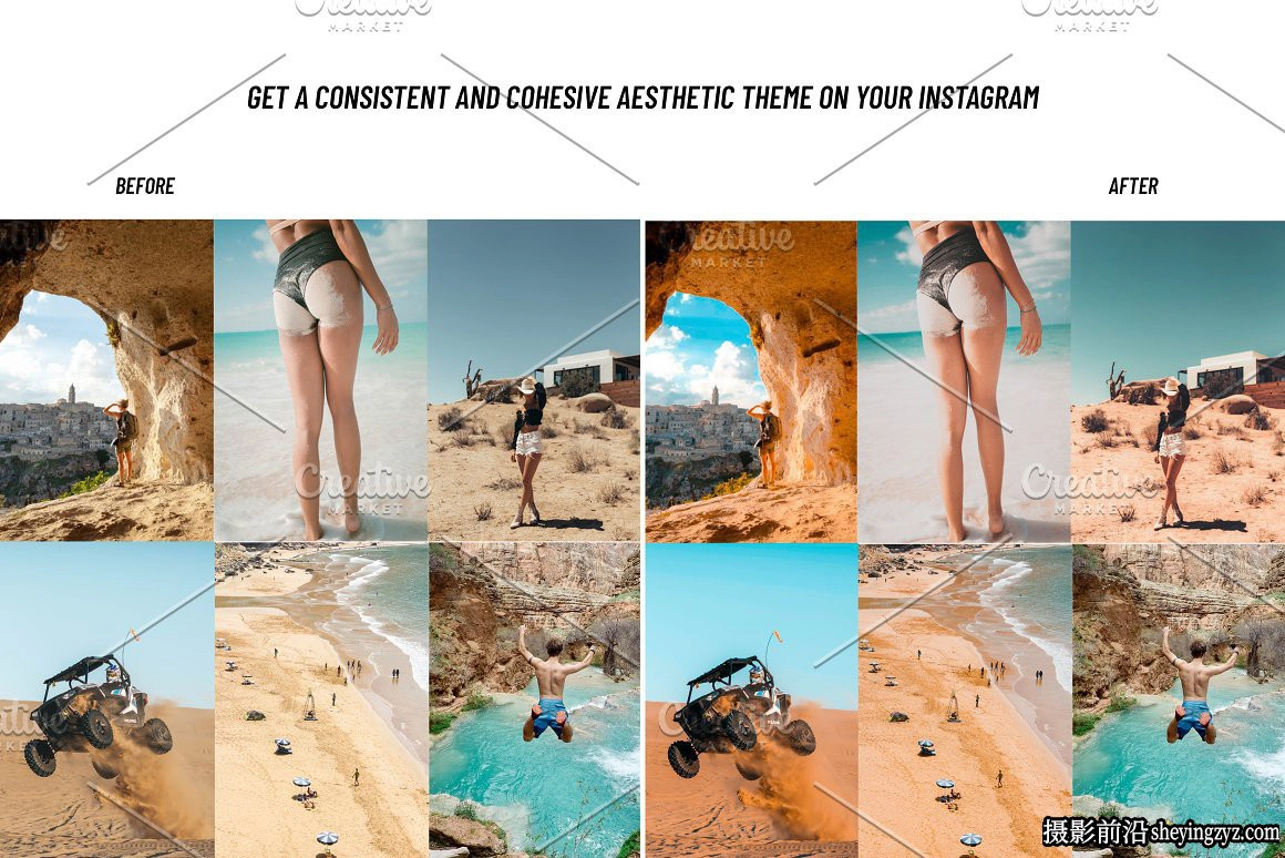 青橙色调电影调色LR预设手机调色滤镜Teal Orange Lightroom Presets