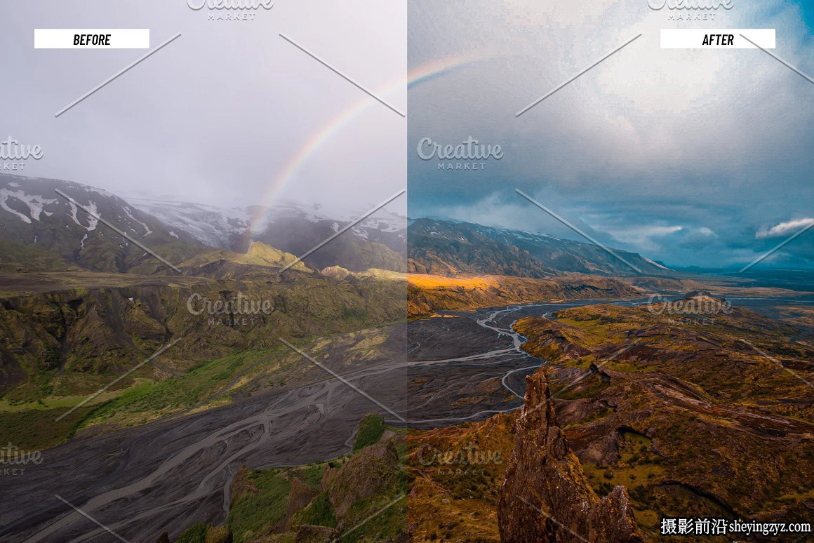 青橙色调电影调色LR预设手机调色滤镜Teal Orange Lightroom Presets