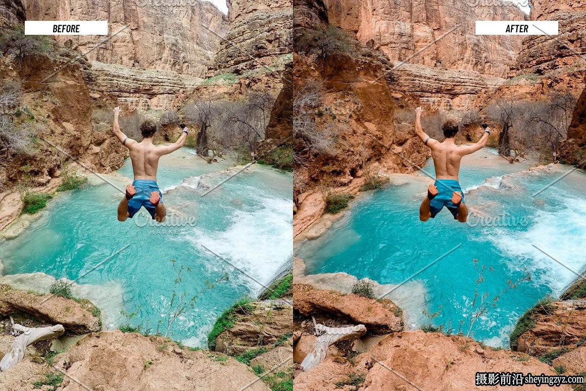 青橙色调电影调色LR预设手机调色滤镜Teal Orange Lightroom Presets