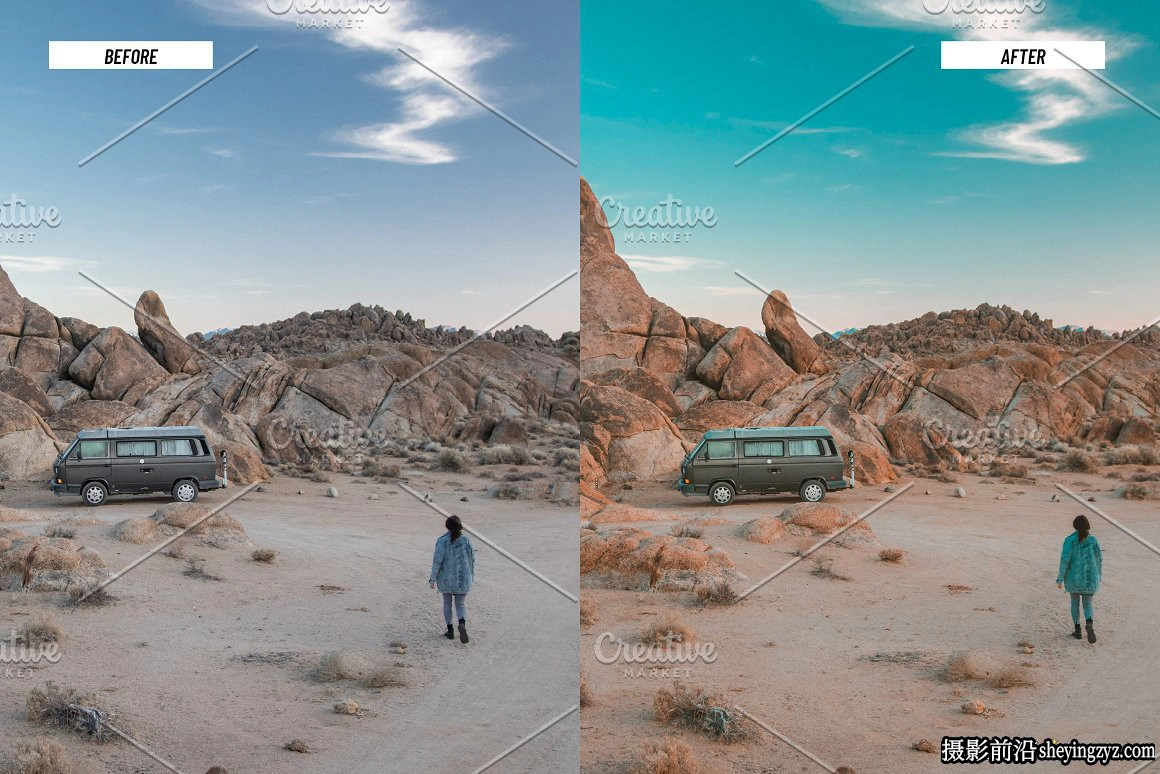 青橙色调电影调色LR预设手机调色滤镜Teal Orange Lightroom Presets