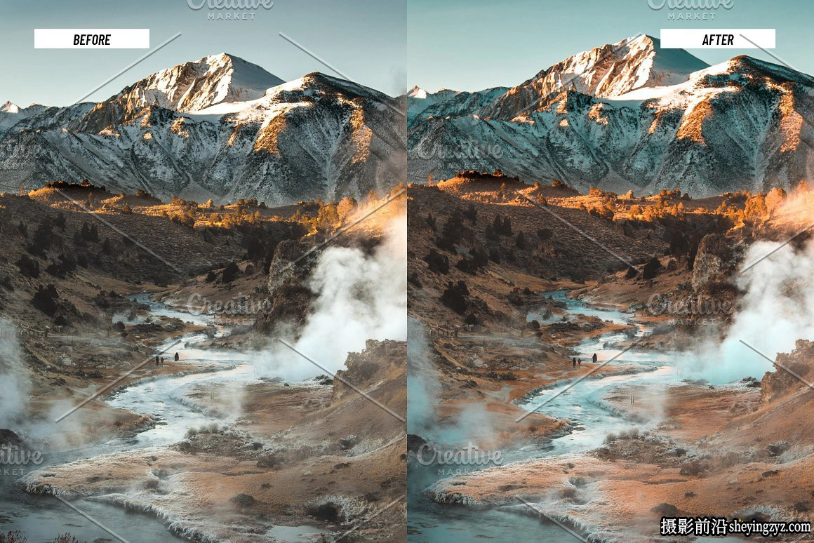 青橙色调电影调色LR预设手机调色滤镜Teal Orange Lightroom Presets