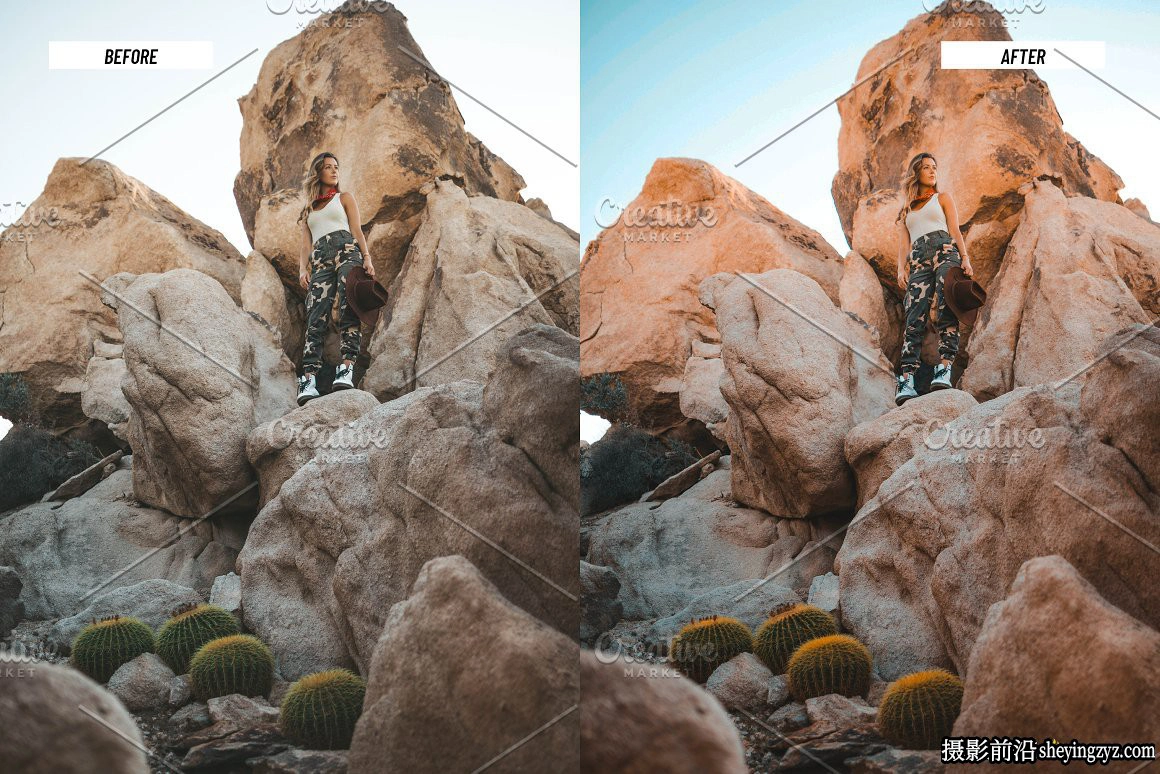 青橙色调电影调色LR预设手机调色滤镜Teal Orange Lightroom Presets