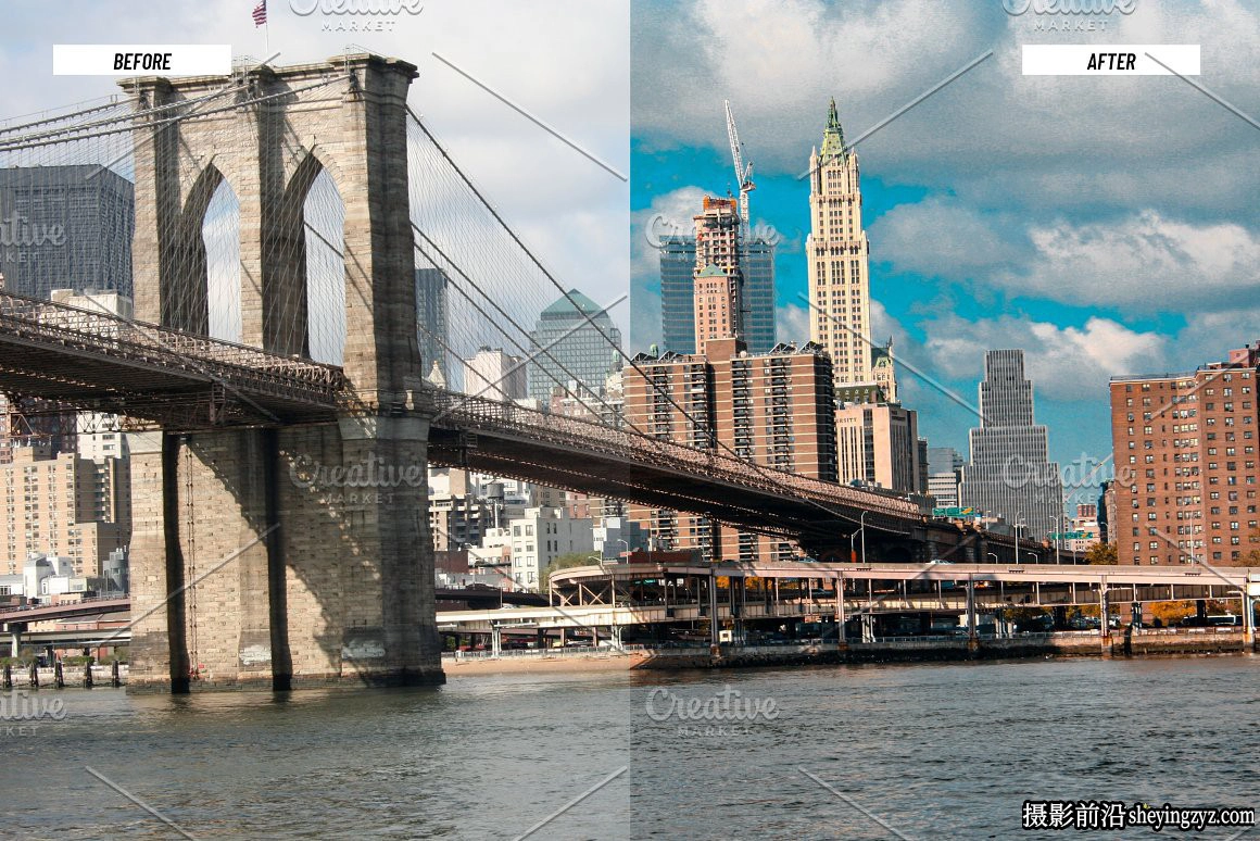 青橙色调电影调色LR预设手机调色滤镜Teal Orange Lightroom Presets