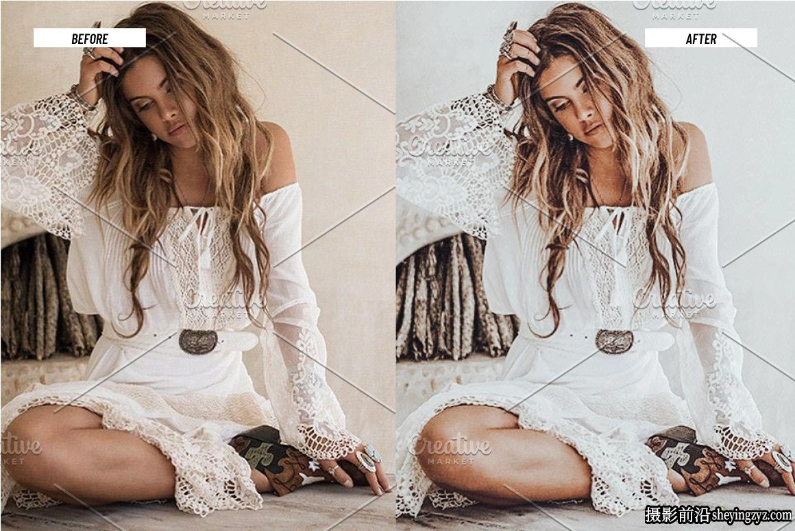 波西米亚风格人像调色LR预设手机调色滤镜 Boho Lightroom Presets