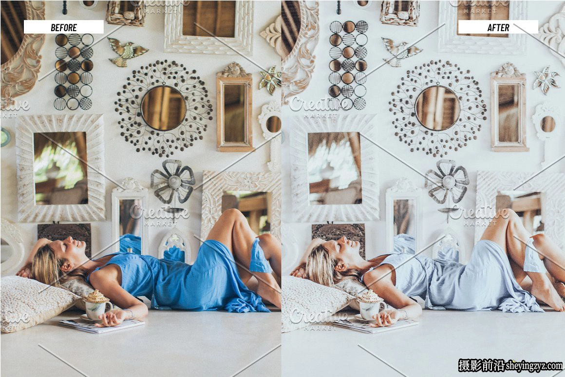波西米亚风格人像调色LR预设手机调色滤镜 Boho Lightroom Presets