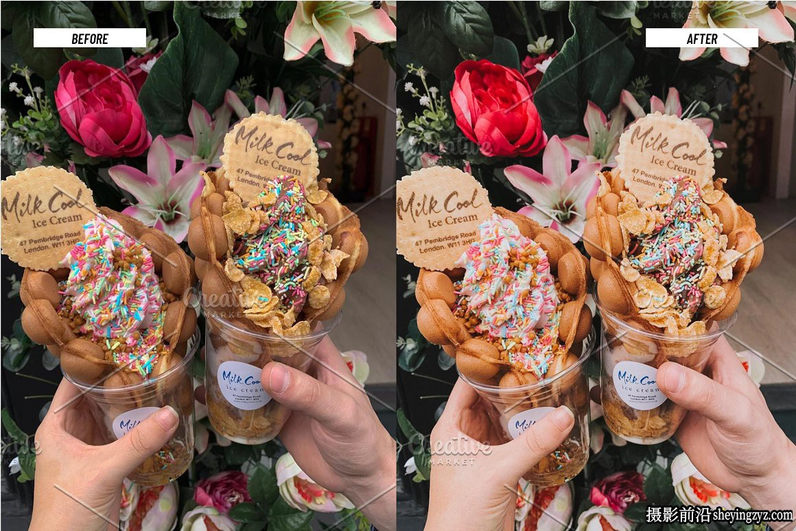 美食摄影后期调色LR预设手机调色滤镜 Food  Lightroom presets