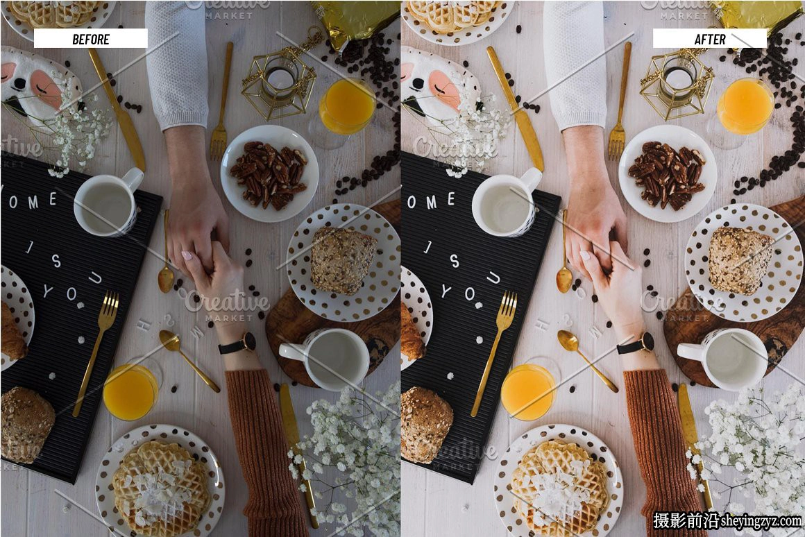 美食摄影后期调色LR预设手机调色滤镜 Food  Lightroom presets