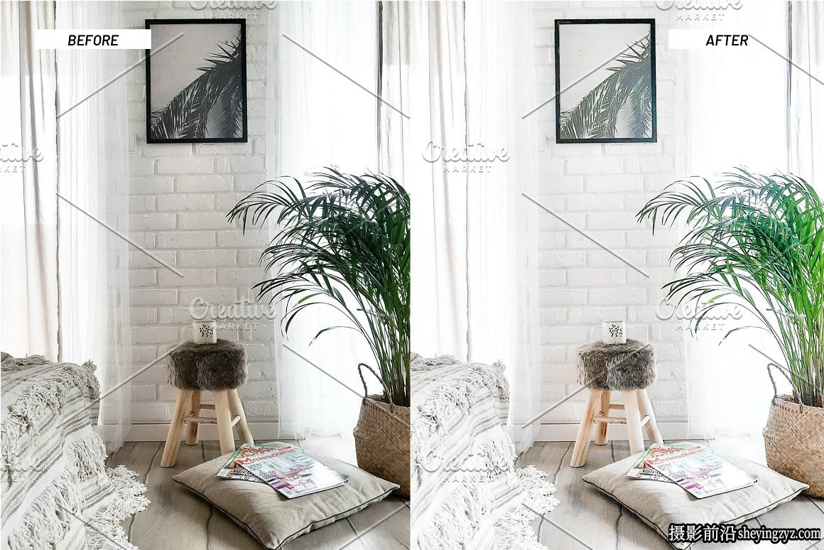 明亮干净的室内摄影调色LR预设手机调色滤镜 Clean Lightroom Presets