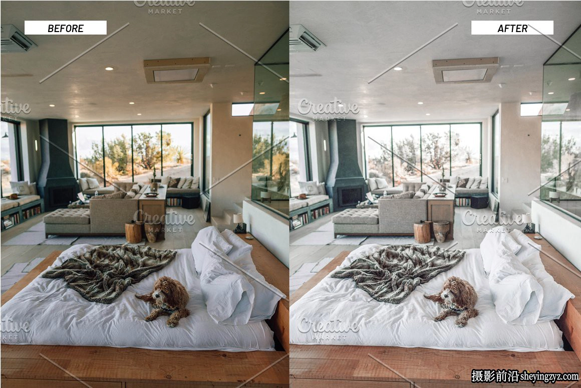 明亮干净的室内摄影调色LR预设手机调色滤镜 Clean Lightroom Presets