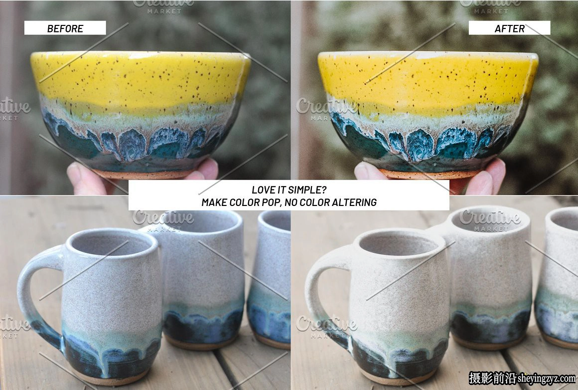 美食产品摄影调色LR预设手机滤镜 Product Food Lightroom Presets