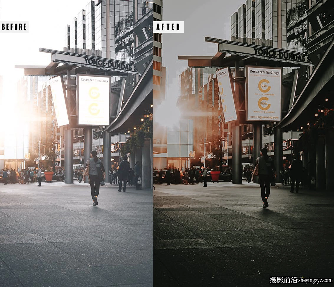 城市街拍电影风光调色LR预设手机调色滤镜 Newyork Lightrom Presets