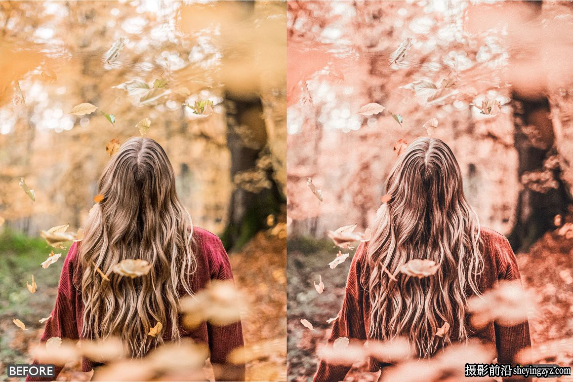 秋季电影风光调色LR预设手机滤镜 Autumn Vibrant Lightroom Presets