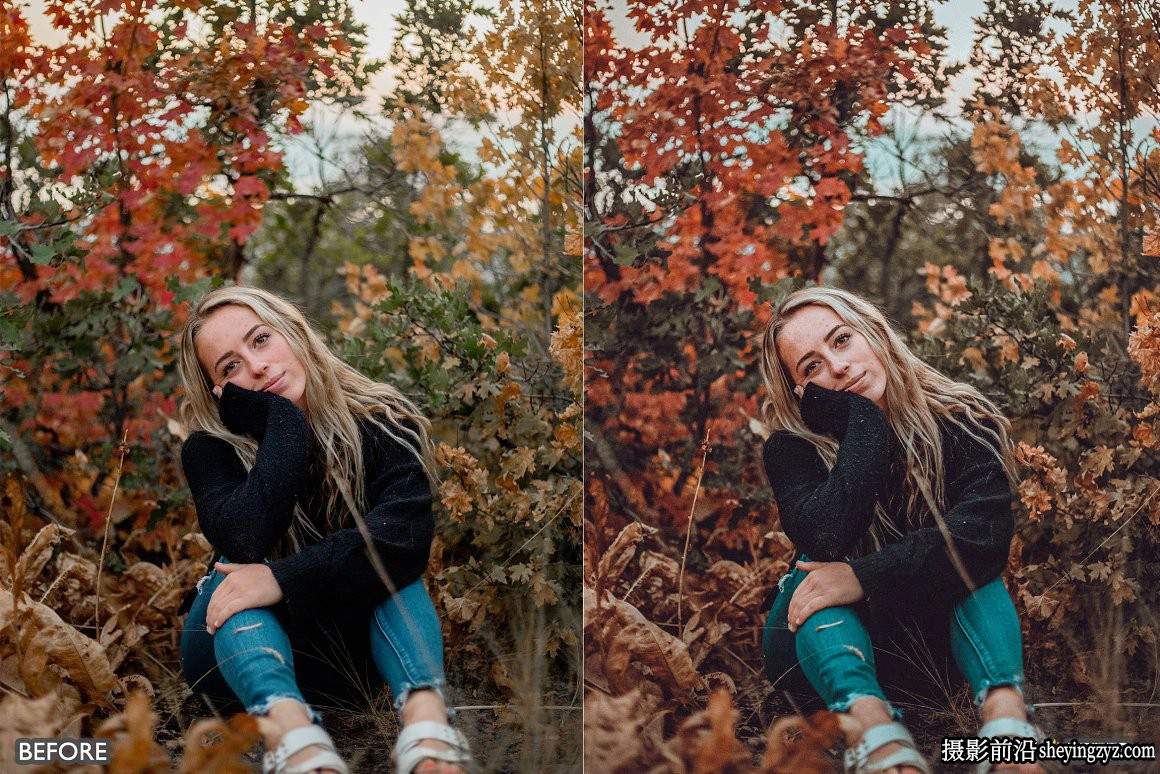 秋季电影风光调色LR预设手机滤镜 Autumn Vibrant Lightroom Presets