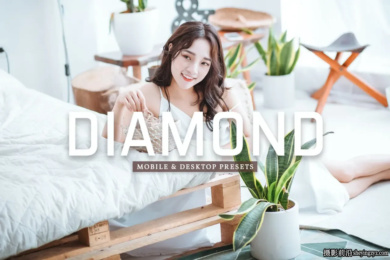清新通透人像调色LR预设手机调色滤镜 Diamond Lightroom Presets