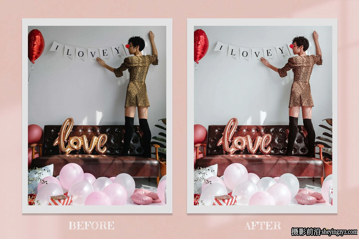 浪漫情侣人像调色LR预设及LUT预设 Romance Lightroom Photoshop LUTs