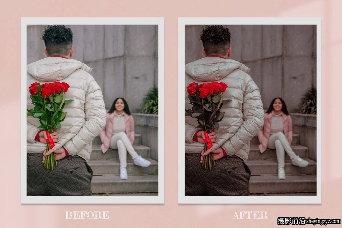 浪漫情侣人像调色LR预设及LUT预设 Romance Lightroom Photoshop LUTs