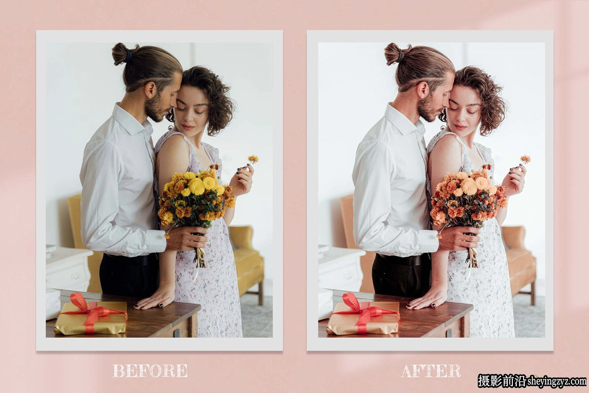 浪漫情侣人像调色LR预设及LUT预设 Romance Lightroom Photoshop LUTs