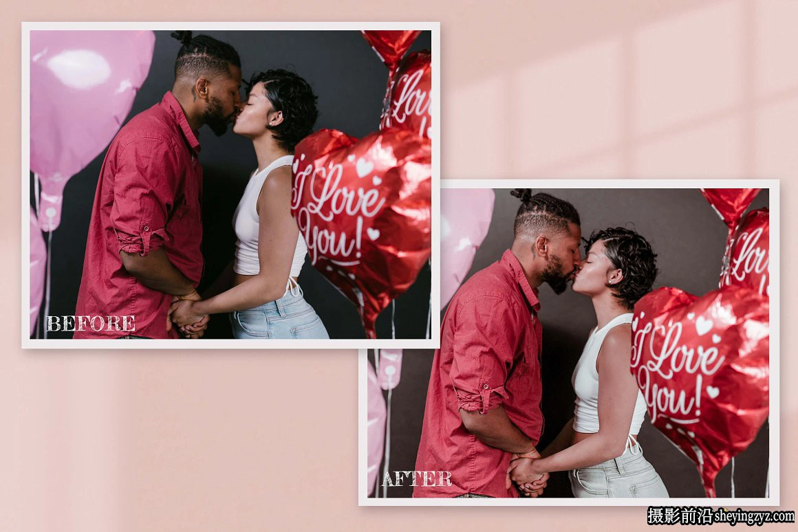 浪漫情侣人像调色LR预设及LUT预设 Romance Lightroom Photoshop LUTs