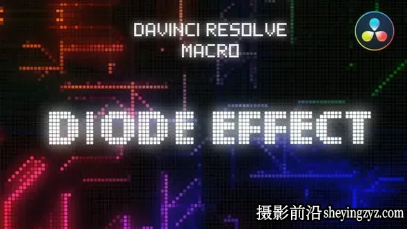 达芬奇模板-分辨率的二极管屏幕效果模板 VH-38199099