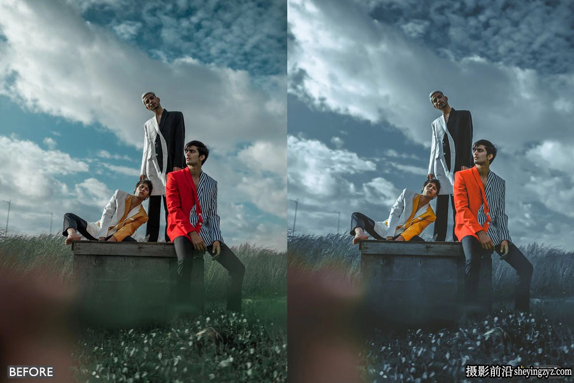 网红色彩橙绿色调色LR预设手机滤镜 Orange Teal Lightroom Presets