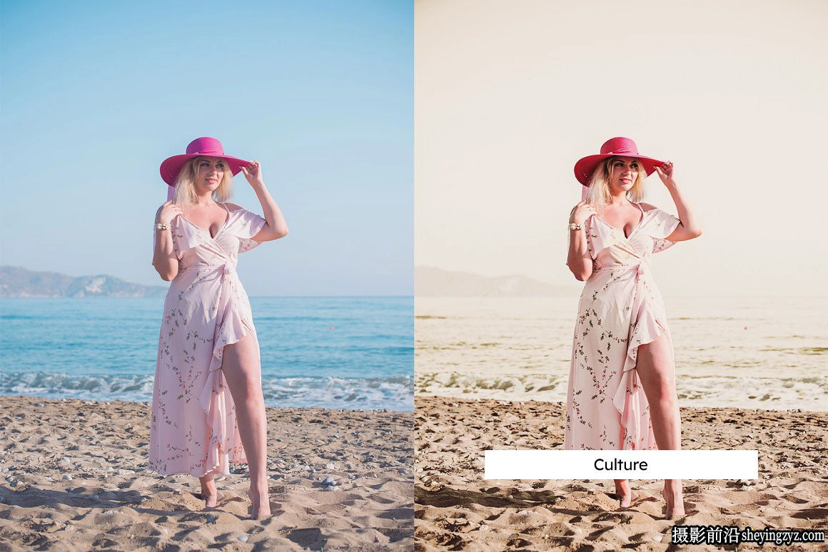 粉绿色电影人像调色LR预设LUT预设 Guava Lightroom Presets LUTs