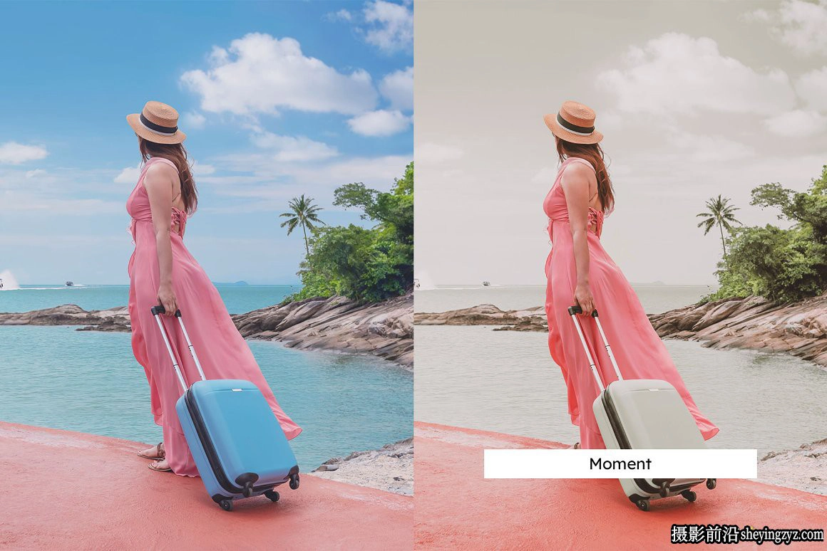 粉绿色电影人像调色LR预设LUT预设 Guava Lightroom Presets LUTs