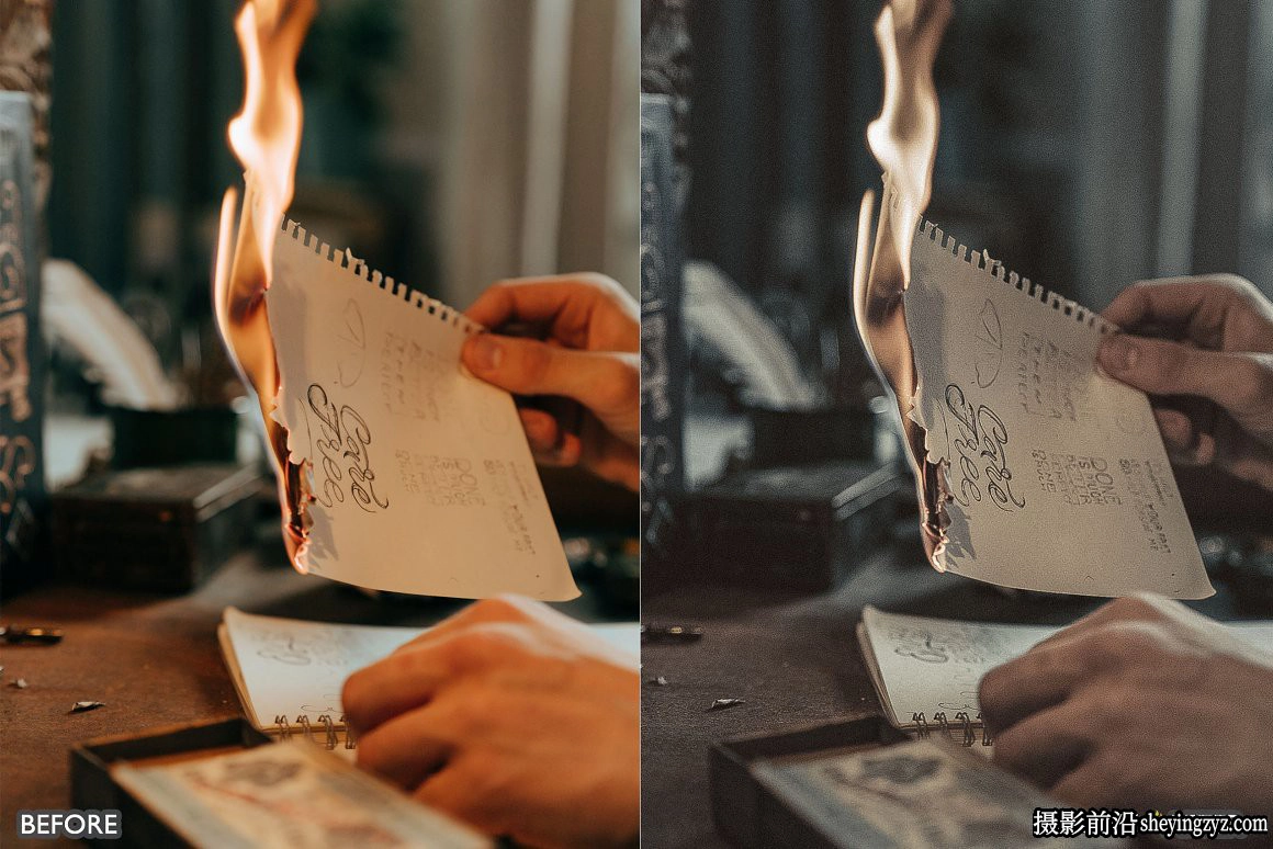 黑暗情绪电影色彩调色LR预设手机调色滤镜 Vintage Lightroom Presets
