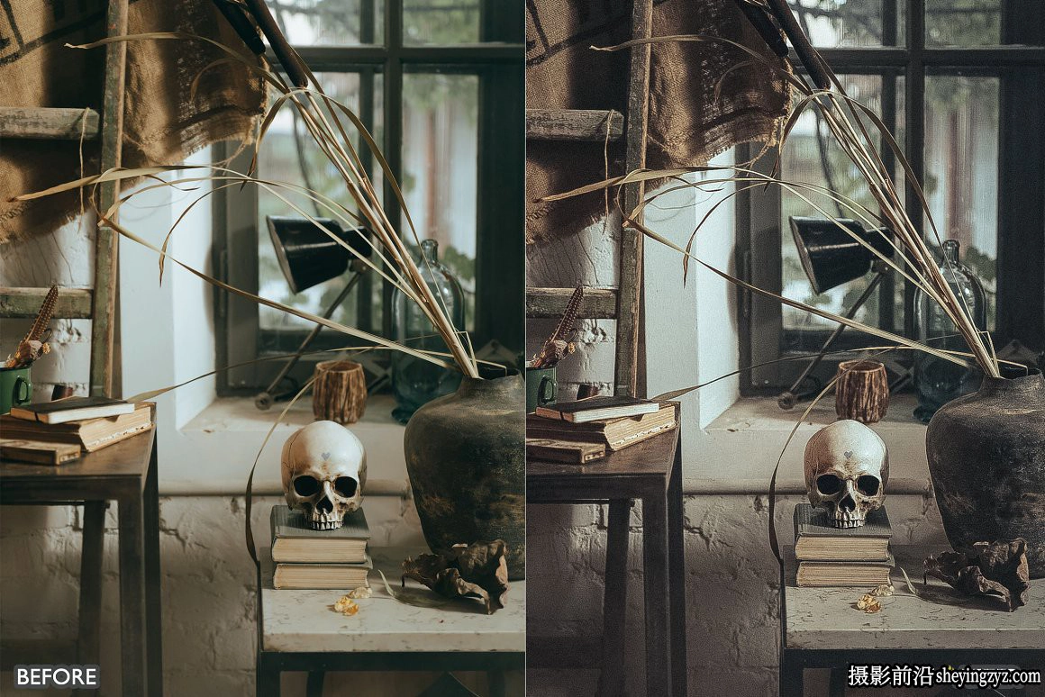 黑暗情绪电影色彩调色LR预设手机调色滤镜 Vintage Lightroom Presets