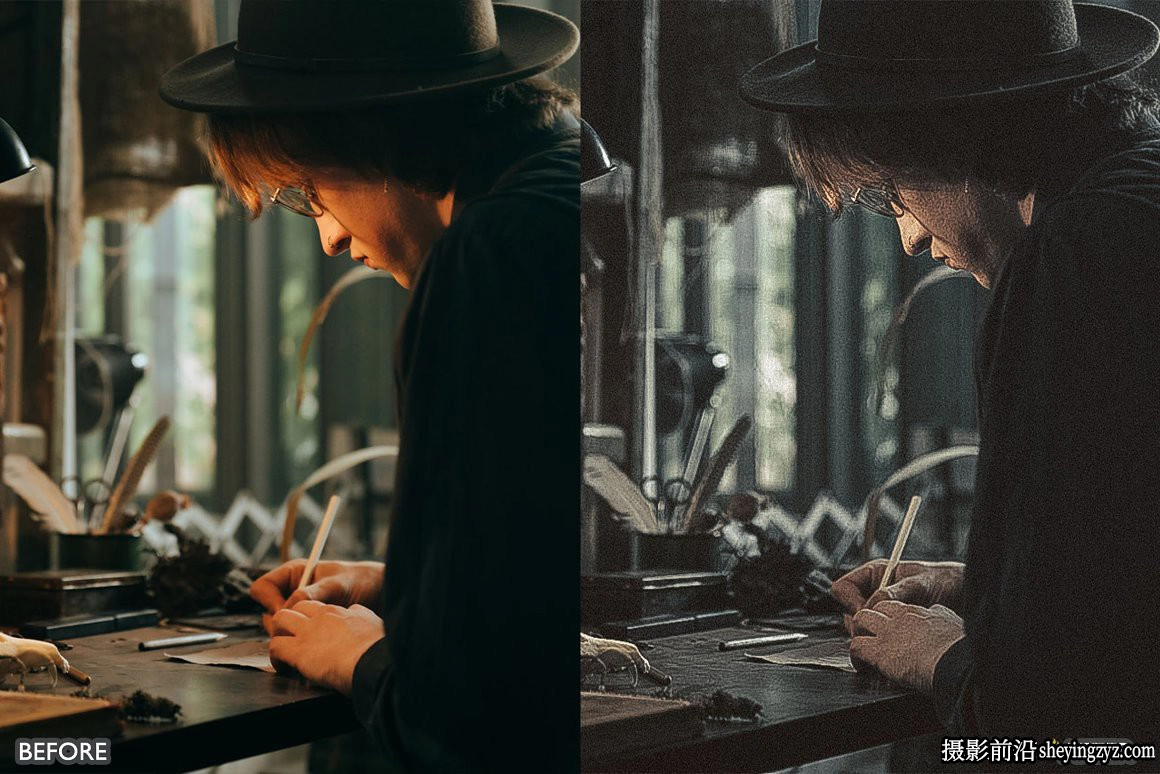 黑暗情绪电影色彩调色LR预设手机调色滤镜 Vintage Lightroom Presets