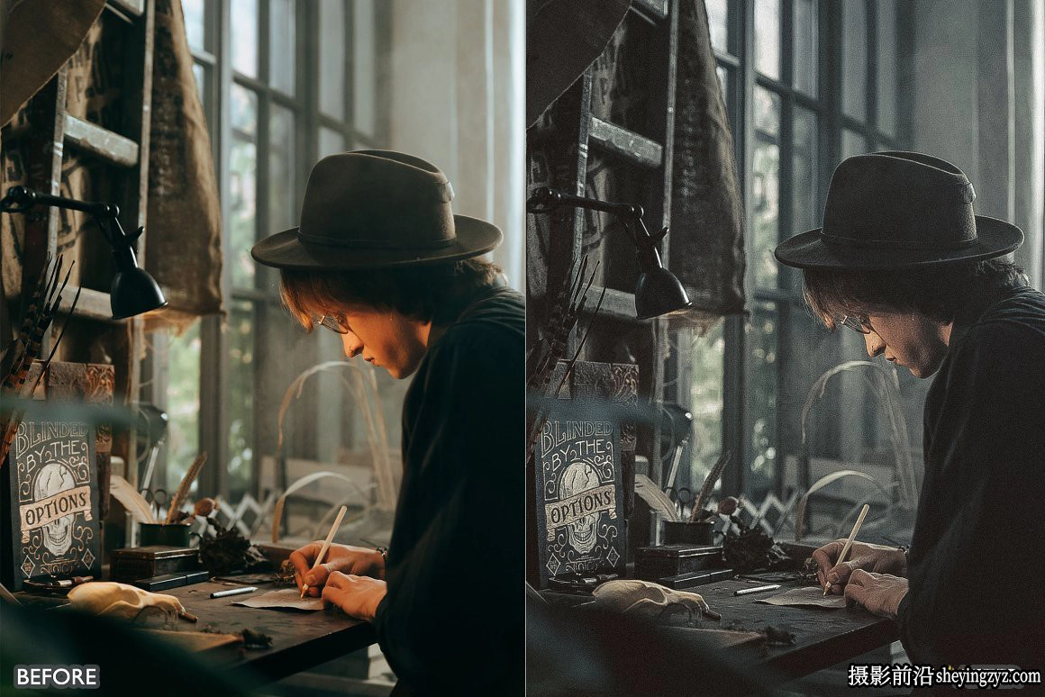 黑暗情绪电影色彩调色LR预设手机调色滤镜 Vintage Lightroom Presets