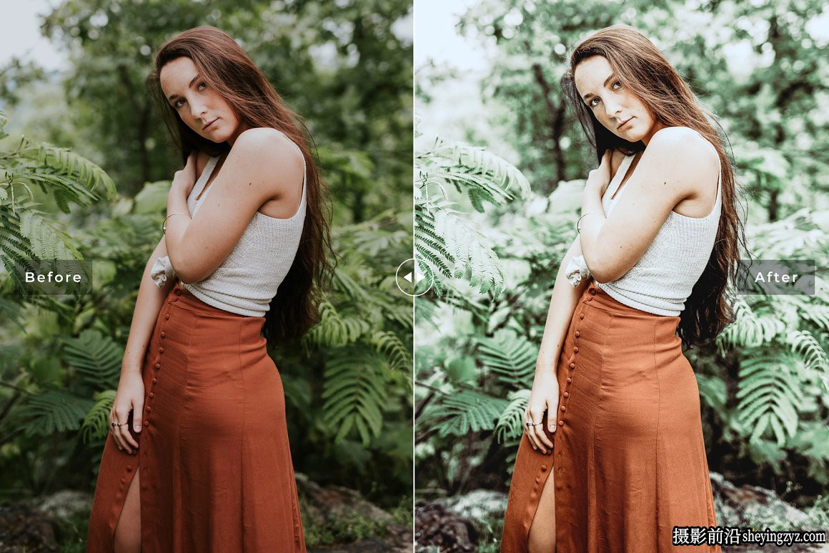 免费LR预设-森系胶片人像后期调色LR预设 Fern Lightroom Presets