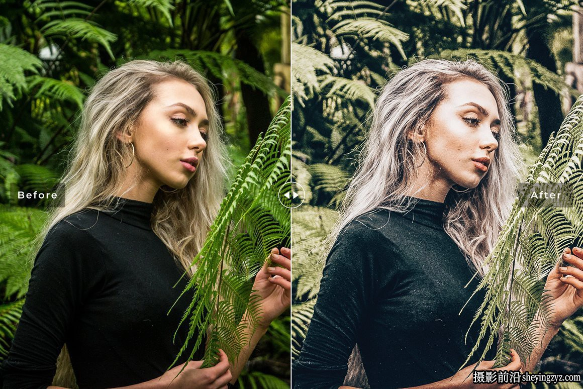 免费LR预设-森系胶片人像后期调色LR预设 Fern Lightroom Presets