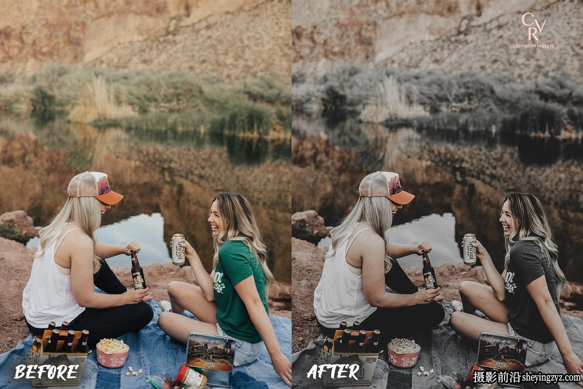 电影色调中性灰人像调色LR预设手机滤镜 Black Lightroom Presets