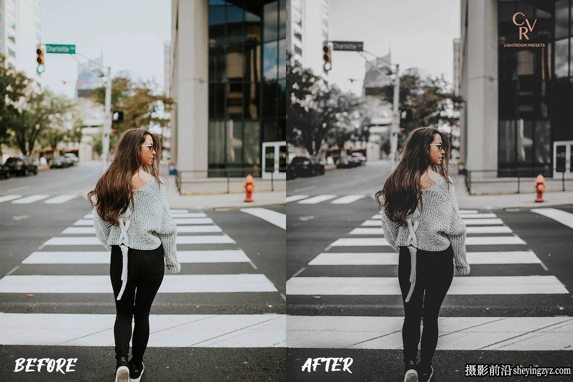 电影色调中性灰人像调色LR预设手机滤镜 Black Lightroom Presets