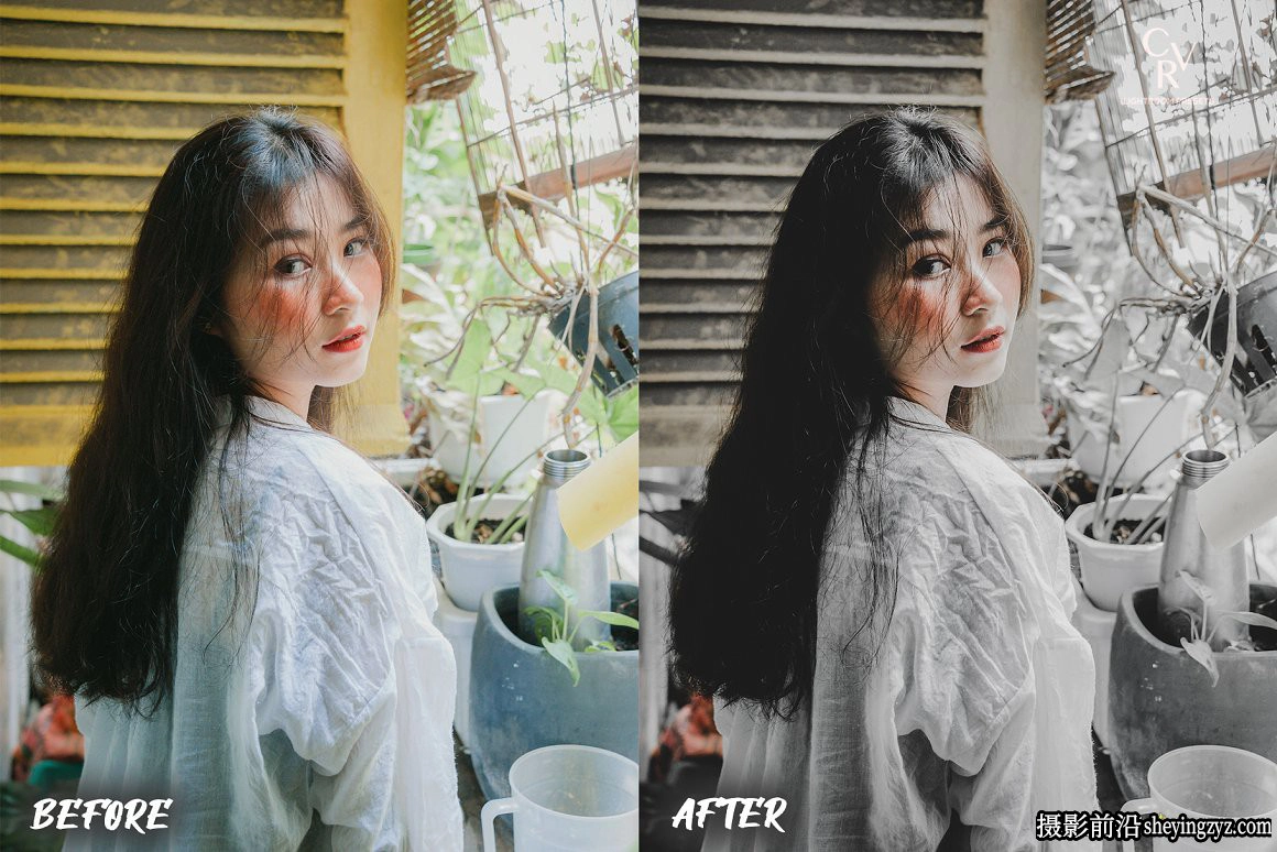 电影色调中性灰人像调色LR预设手机滤镜 Black Lightroom Presets