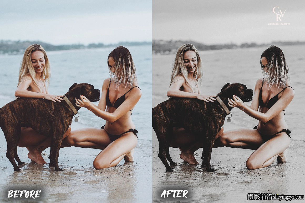 电影色调中性灰人像调色LR预设手机滤镜 Black Lightroom Presets