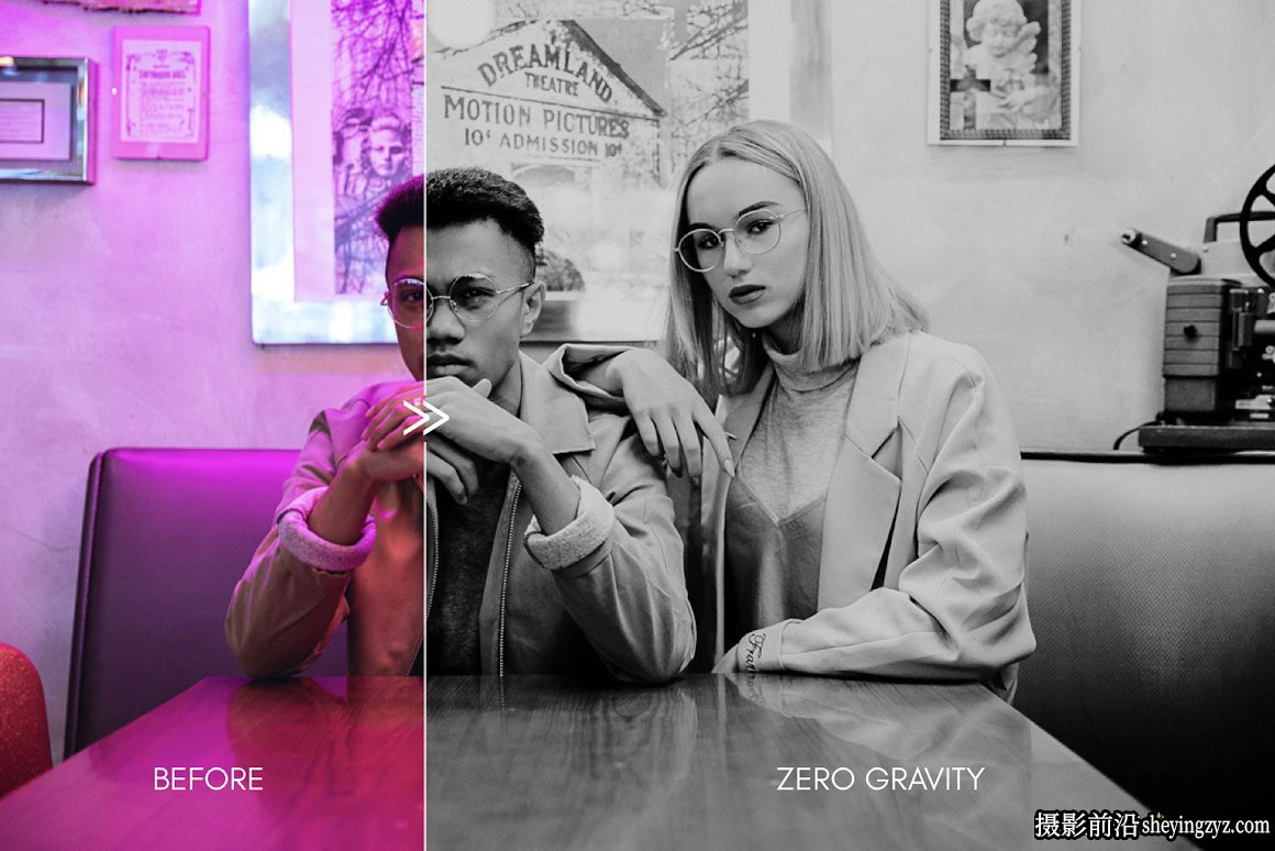 街拍城市电影人像调色LR预设 URBAN RETRO Moody Editorial Presets