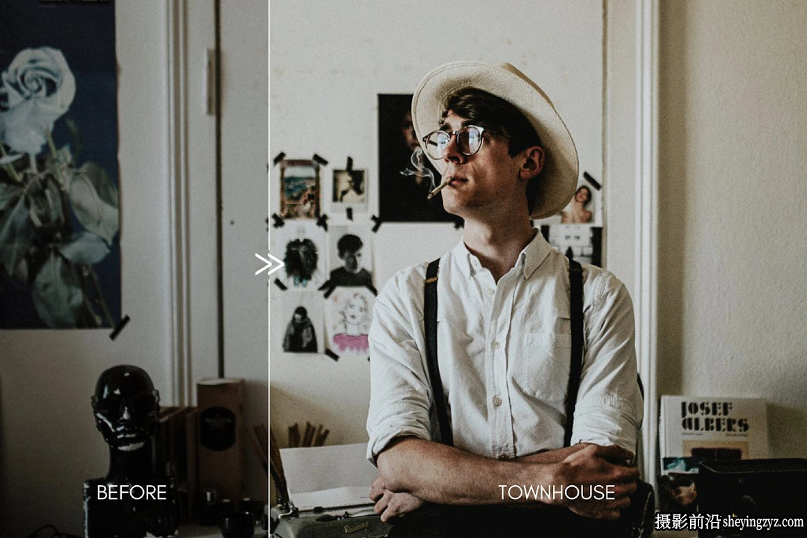 街拍城市电影人像调色LR预设 URBAN RETRO Moody Editorial Presets