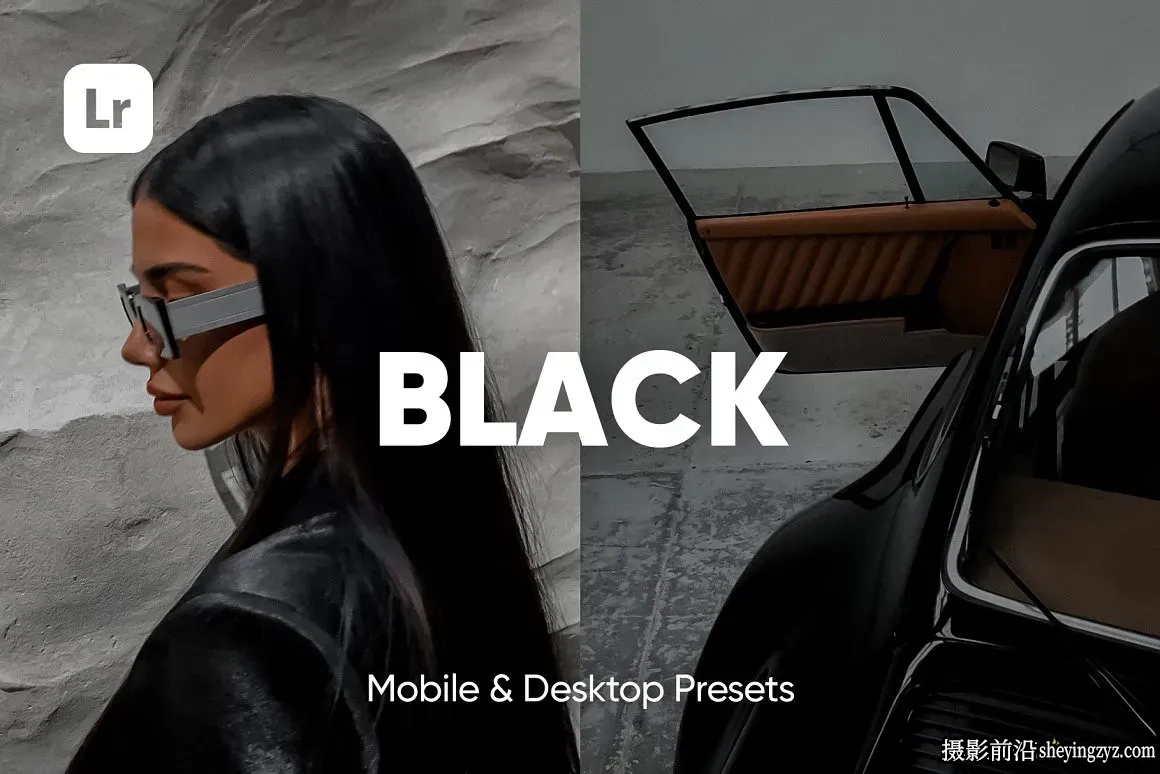 黑暗电影人像LR预设及手机调色滤镜 BLACK LIGHTROOM PRESETS