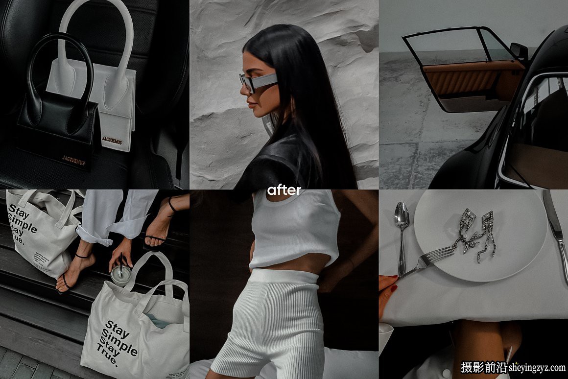 黑暗电影人像LR预设及手机调色滤镜 BLACK LIGHTROOM PRESETS