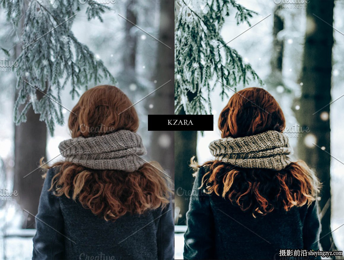 免费LR预设电影情绪人像调色LR预设 Cinematic Winter Presets