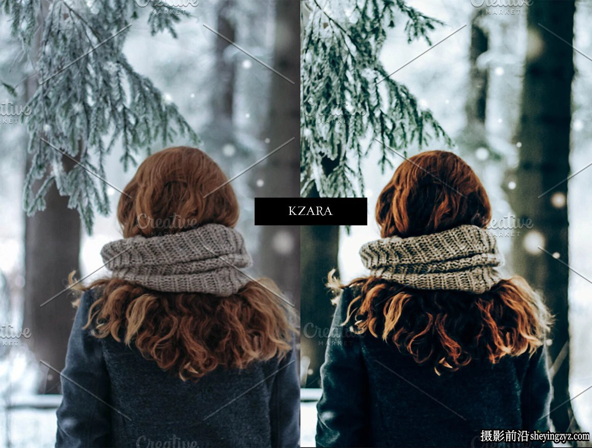 免费LR预设电影情绪人像调色LR预设 Cinematic Winter Presets