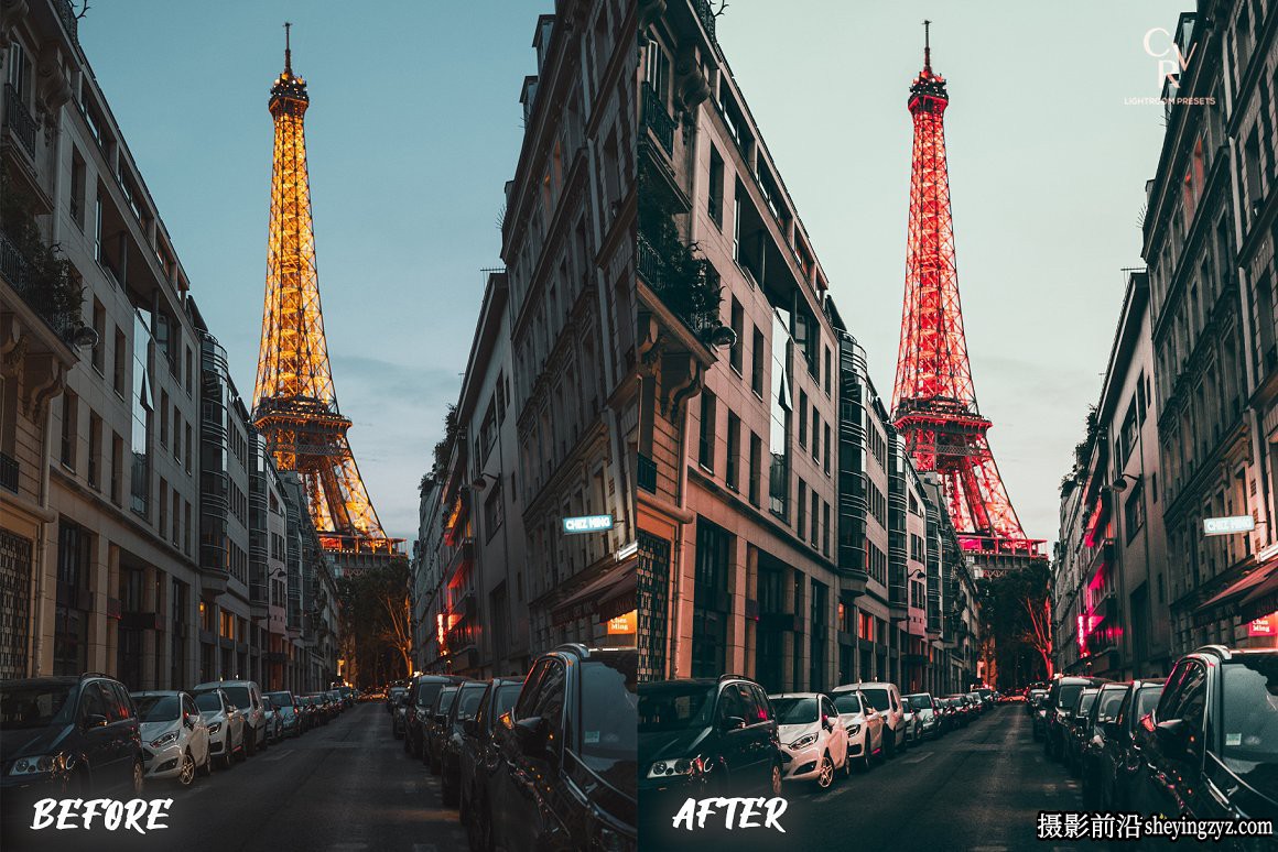 街头摄影霓虹灯调色LR预设手机滤镜Neon Lights Lightroom Presets
