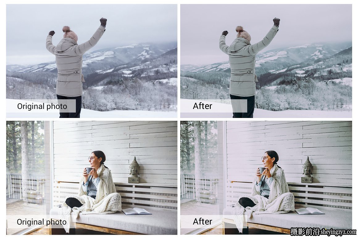 唯美冬季人像调色LR预设手机滤镜LUT预设 Winter Holiday Presets