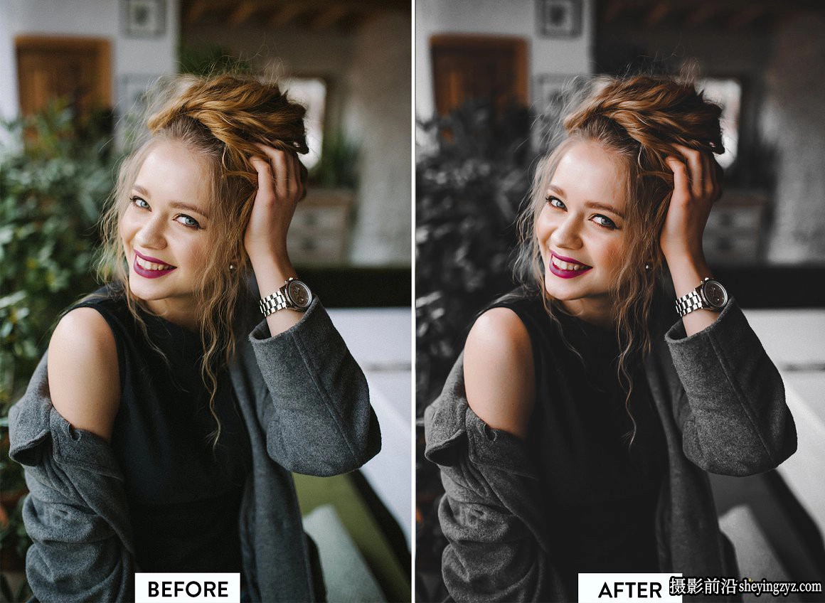电影情绪人像调色LR预设手机调色滤镜 DARK MOODY Lightroom Preset