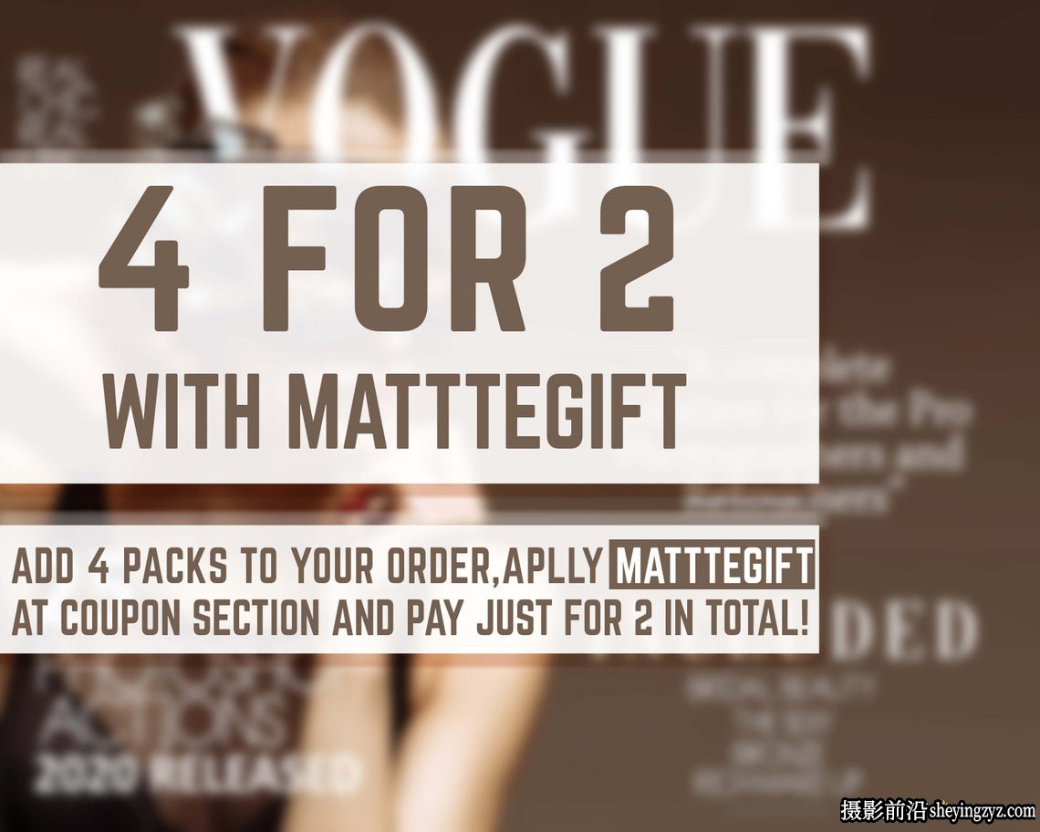 米兰时装高端时尚人像摄影调色LR预设 Vogue Photoshop ACR Presets