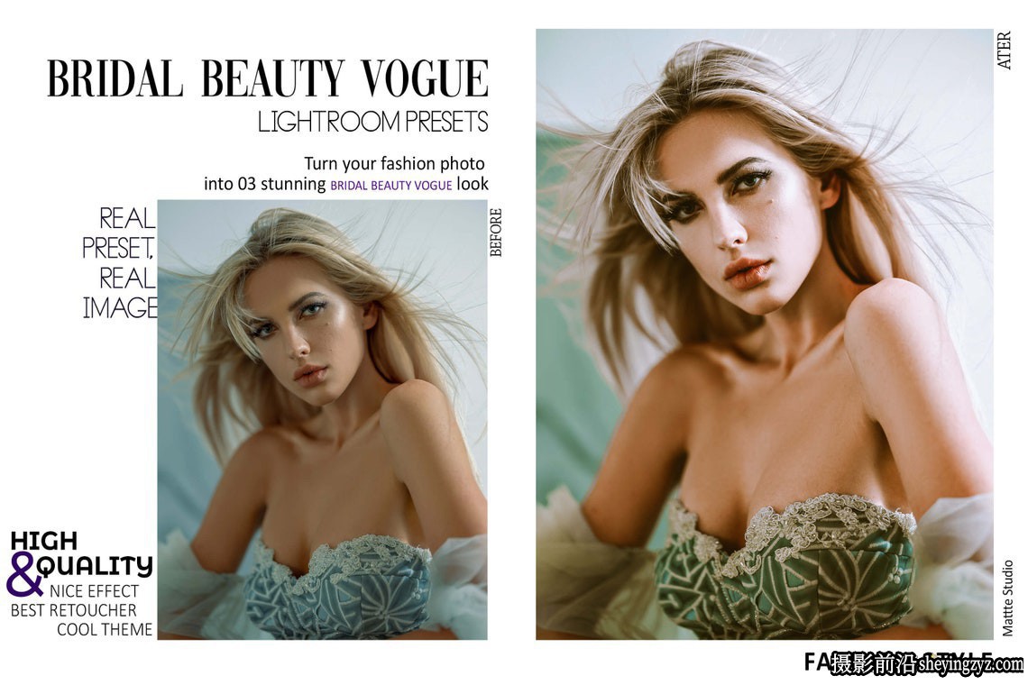 米兰时装高端时尚人像摄影调色LR预设 Vogue Photoshop ACR Presets