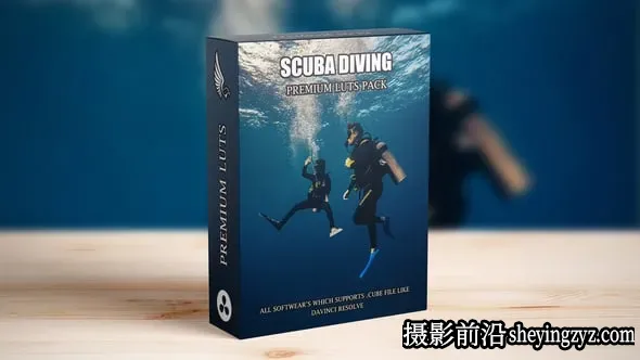 专业级水下摄影电影拍摄调色LUT预设 Scuba Diving LUTs