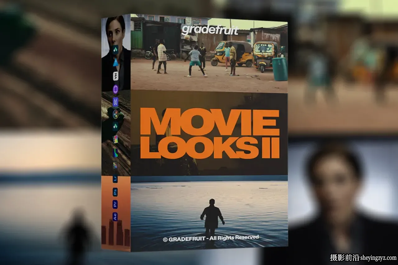 高端电影效果后期调色LUT预设 GradeFruit - Movie Looks V2 LUTs