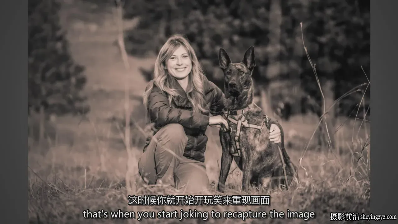 摄影师Nate Dappen黑白肖像布光构图摄影教程-中英字幕